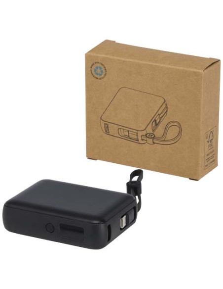 Batería externa para tableta de 10 000 mAh y 35 W con cable tipo C int