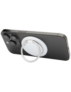 Soporte para teléfono magnético de plástico reciclado con portaanillos "Albali"