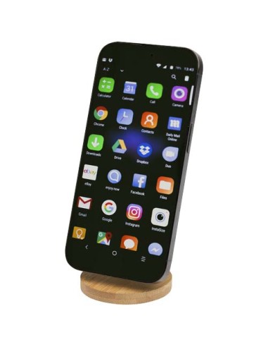 Soporte para teléfono magnético plegable de plástico reciclado con det