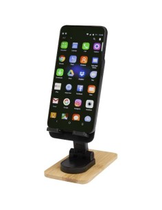 Soporte para teléfono de sobremesa plegable de plástico reciclado con 2