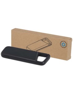 Batería externa de 5000 mAh y 12 W de plástico reciclado resistente al 2