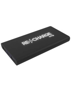 Batería externa inalámbrica de caucho luminosa de 10 000 mAh "SCX.desi